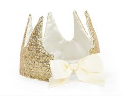 CG22 COURONNE À PAILLETTES D'OR